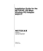 Netgear WG311T Installation Manual