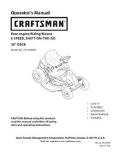 Craftsman 247.290000 Operator's Manual