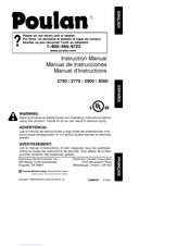 Electrolux Poulan 2750 Instruction Manual