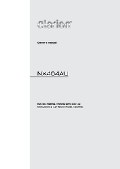 Clarion NX404AU Owner's Manual