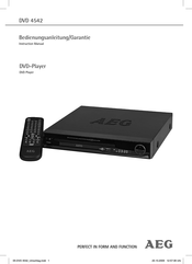 Aeg DVD 4542 Instruction Manual