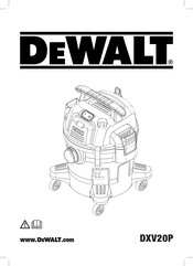 DeWalt DXV20P Manual