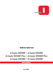 Olivetti d-Copia 4004MF Plus Service Manual