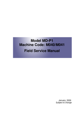 Ricoh MD-P1 Service Manual