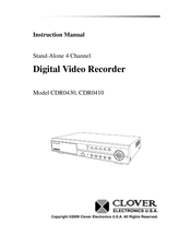 Clover CDR0430 Instruction Manual