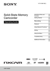 Sony HXR-NX80 Operating Manual
