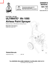 Graco ULTIMATE Mx 1095 A Series Owner's Manual