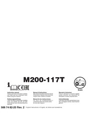 Husqvarna M200-117T Instruction Manual