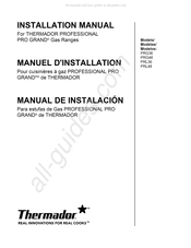 Thermador PRO GRAND PRL36 Installation Manual