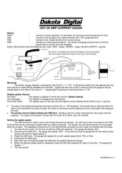 Dakota Digital ODY-20 Quick Start Manual