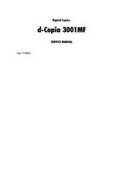 Olivetti d-Copia 3001MF Service Manual
