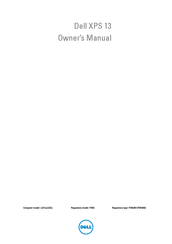 Dell XPS 13 L321 Series Owner's Manual