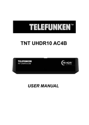 Telefunken TNT UHDR10 AC4B User Manual