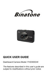 Binatone FHD300GW Quick User Manual