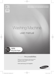 Samsung WD0702RG User Manual