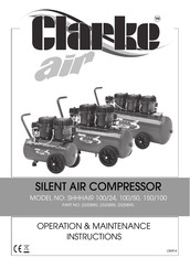 Clarke SHHHAIR 100/50 Operation & Maintenance Instructions Manual