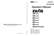 Hitachi ZAXIS 160-6 class Operator's Manual