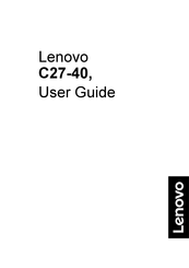 Lenovo C27-40 User Manual