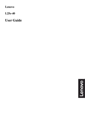 Lenovo L25e-40 User Manual