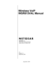 NETGEAR WGR613VAL Manual