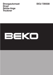Beko DCU 720030 Manual