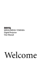 BenQ MX501 User Manual