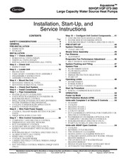 Carrier Aquazone VQP 181 Installation, Start-Up And Service Instructions Manual