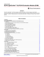 Texas Instruments DLPLCRC910EVM User Manual