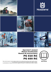 Husqvarna PG 680 RC Operator's Manual