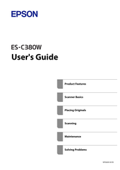 Epson ES-C380W User Manual