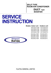 Fujitsu AO G30LBTA Series Service Instructions Manual