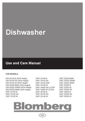 Blomberg DWT 25300 W Use And Care Manual
