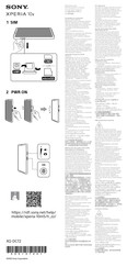 Sony XQ-DC72 Quick Start Manual