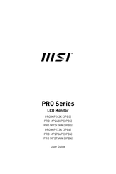 MSI PRO MP243XW User Manual