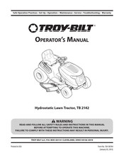 Troy-Bilt TB 2142 Operator's Manual