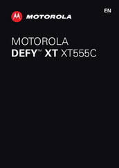 Motorola DEFY XT XT555C Manual