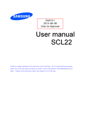 Samsung SCL22 User Manual