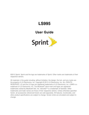 LG Sprint LS995 User Manual