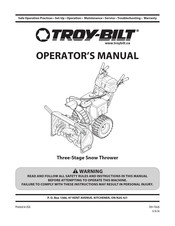 Troy-Bilt 31AH5ER9563 Operator's Manual