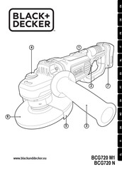 Black & Decker BCG720 M1 Manual