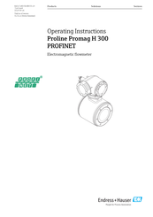 Endress+Hauser Proline Promag H 300 Operating Instructions Manual