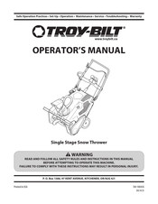 Troy-Bilt 31BS2T6F563 Operator's Manual