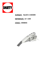Black & Decker 2505843 Manual