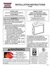 Empire Comfort Systems DVCC32BP30N-3 Installation Instructions Manual