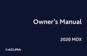 Acura MDX 2020 Owner's Manual