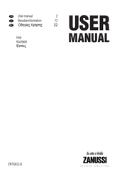 Zanussi ZKT663LX User Manual