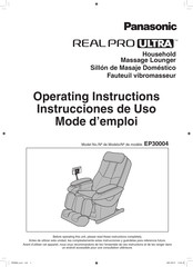 Panasonic EP-30004K Operating Instructions Manual