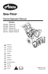Ariens Sno-Thro Deluxe Track 27 Operator's Manual