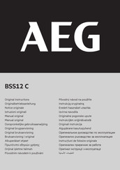 Aeg BSS12 C Instructions Manual