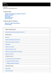 Sony Xperia 10 IV XQ-CC72 Help Manual